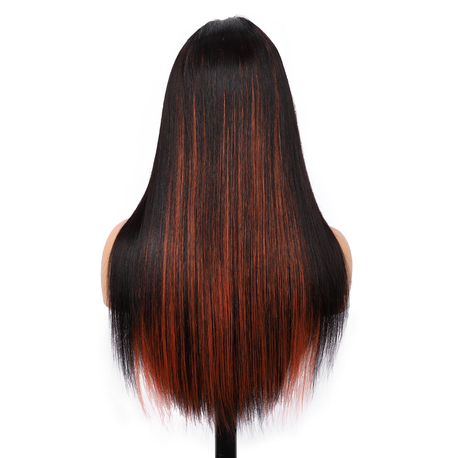 IDHERE Highlight Ombre 13x4 Straight Human Hair Wig 1b/350 Honey Blonde Lace Front Wigs
