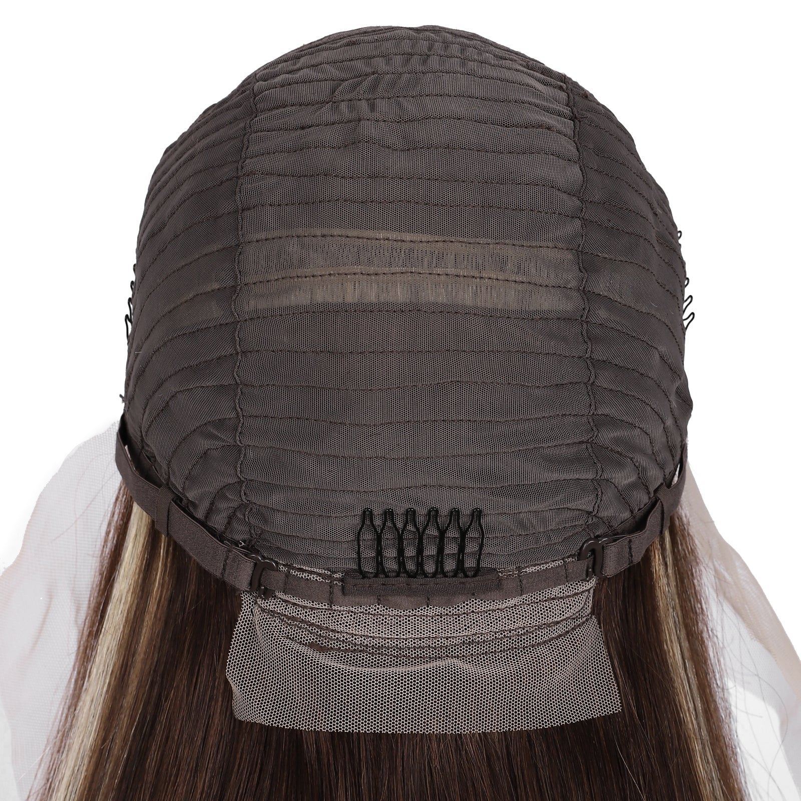 IDHERE Highlight Ombre 13x4 Straight Human Hair Wig 4/613 Honey Blonde Lace Front Wigs