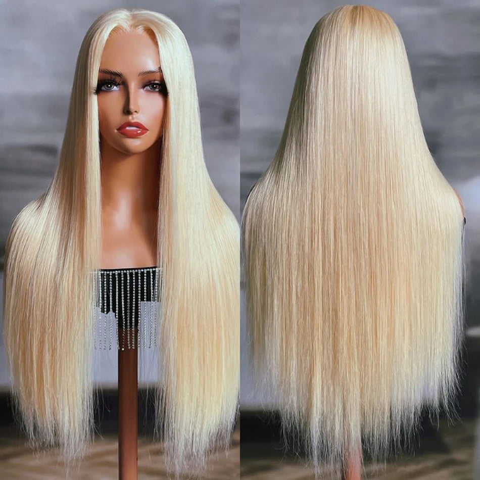 IDHERE 613 Blonde 13x6 Lace Straight Front Wig Human Hair