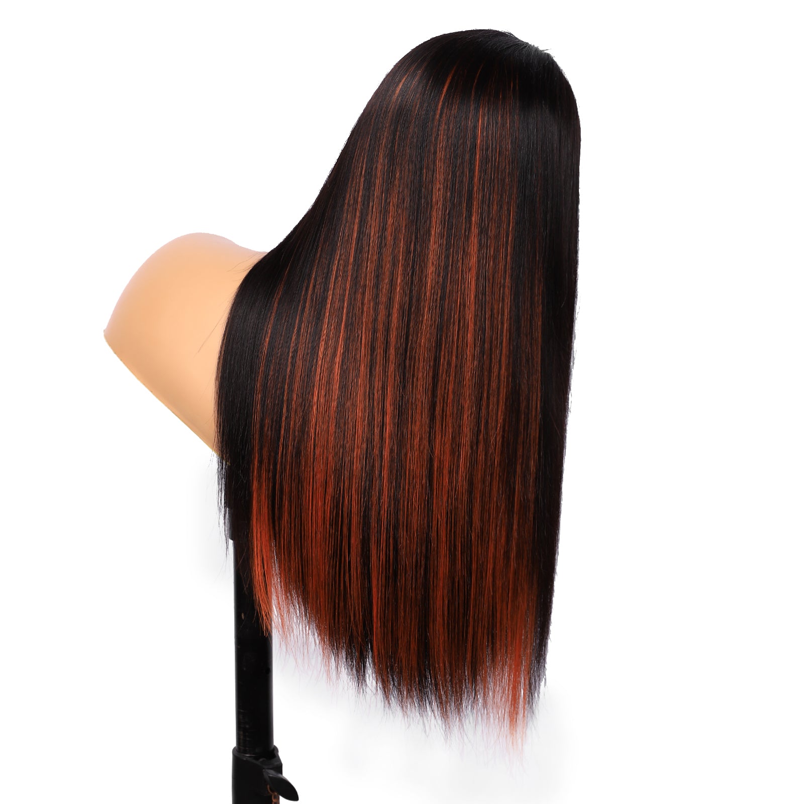 IDHERE Highlight Ombre 13x4 Straight Human Hair Wig 1b/350 Honey Blonde Lace Front Wigs