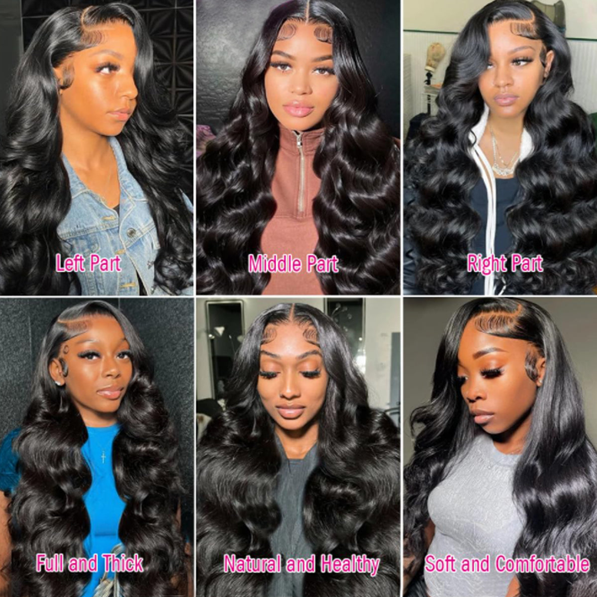 IDHERE Wear and Go 8x5 Lace Closure Glueless Wigs Human Hair Pre Cut Body Wave Lace Front Wigs