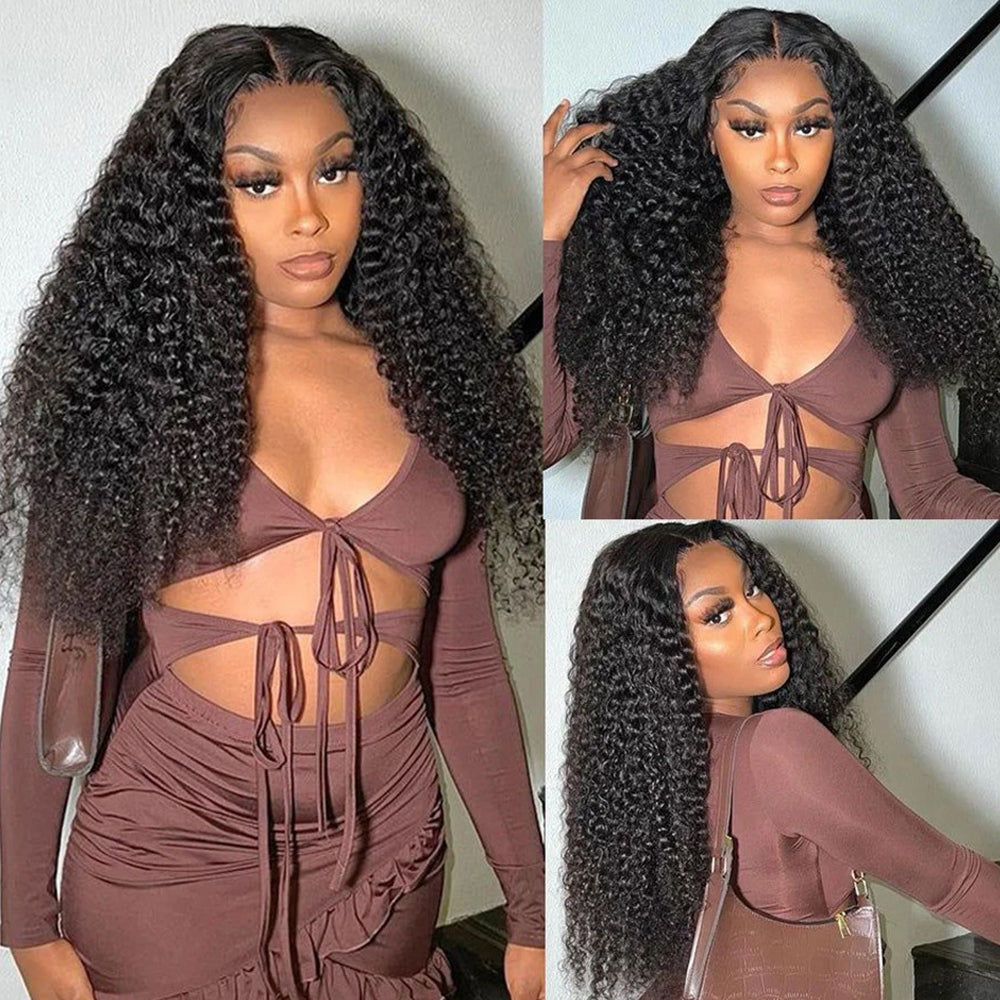 IDHERE 14A Brazilian Virgin Remy Hair Curly Weave Human Hair Bundles Virgin Kinky Curly Hair 4 Bundles